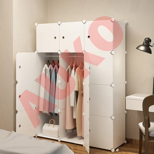 DIY XL 8 12 16 Cube Storage Cabinet Compartment Wardrobe Rack Shelf